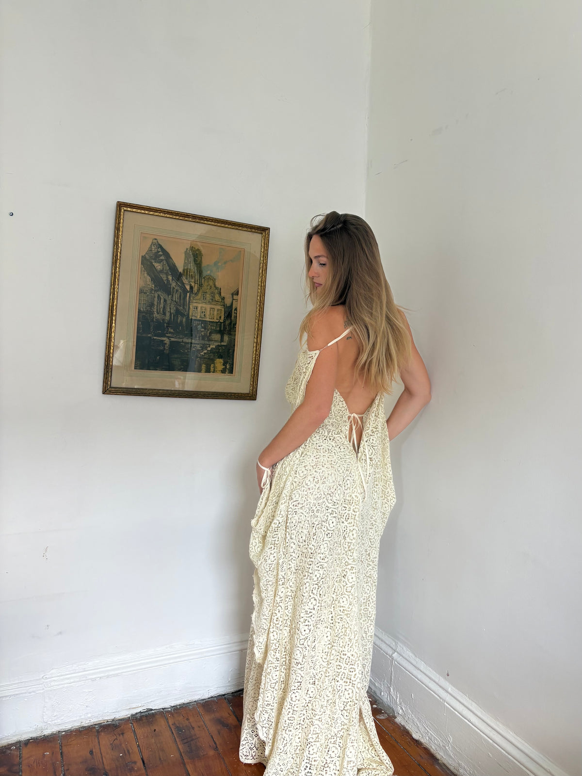 Floor Length Lace Dress