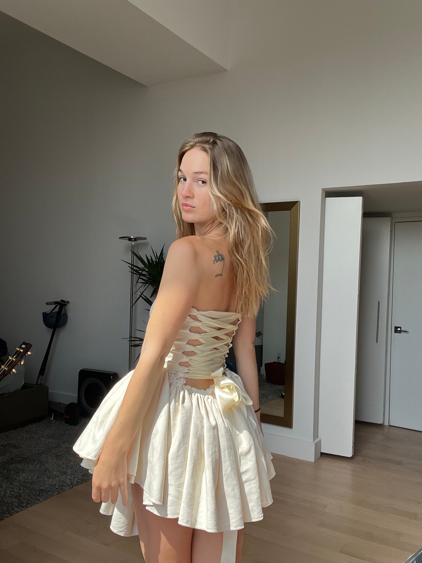 White Roses Dress