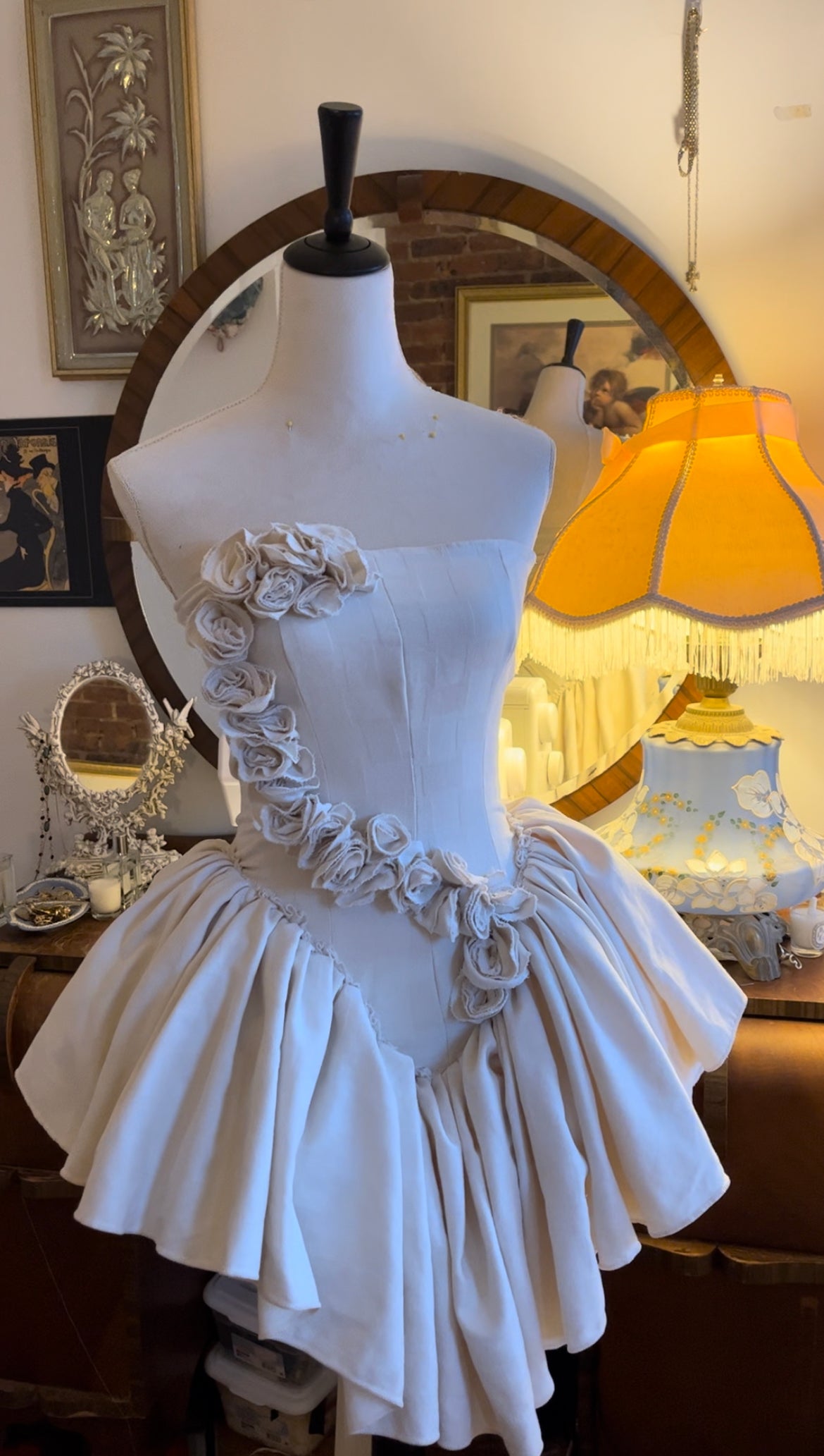 White Roses Dress