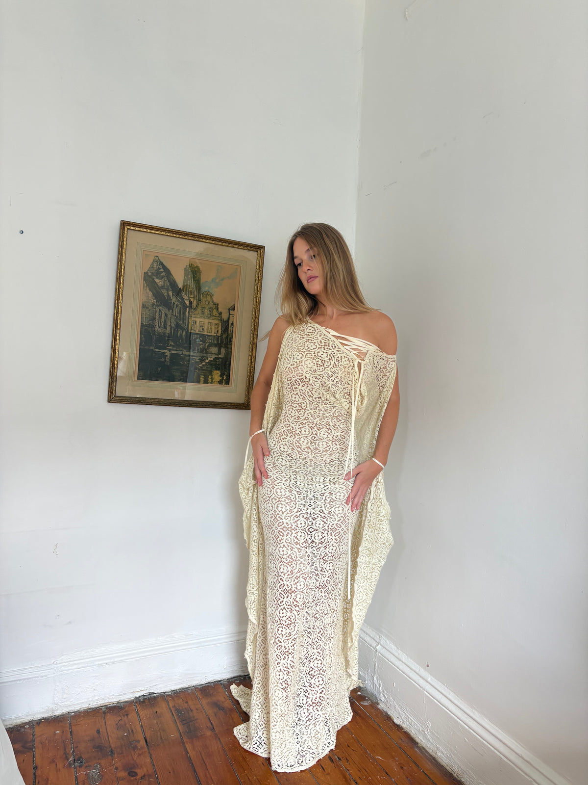 Floor Length Lace Dress