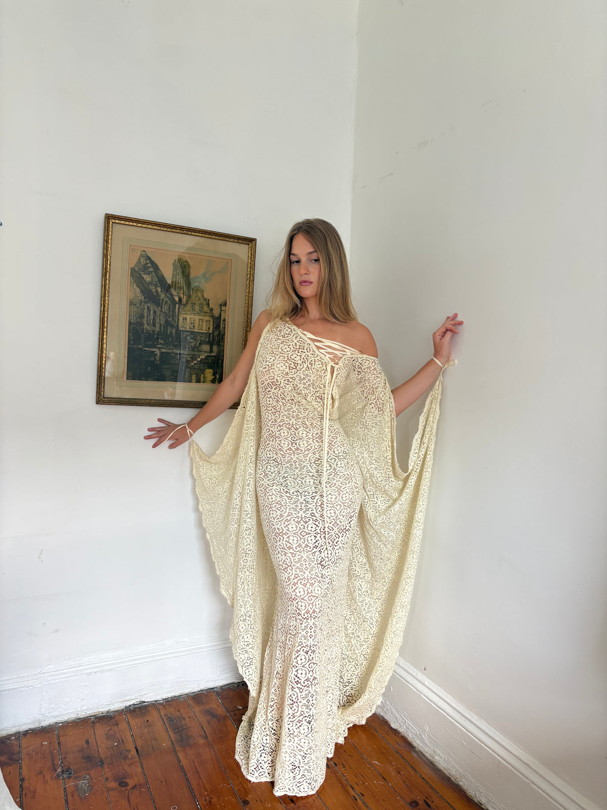 Floor Length Lace Dress