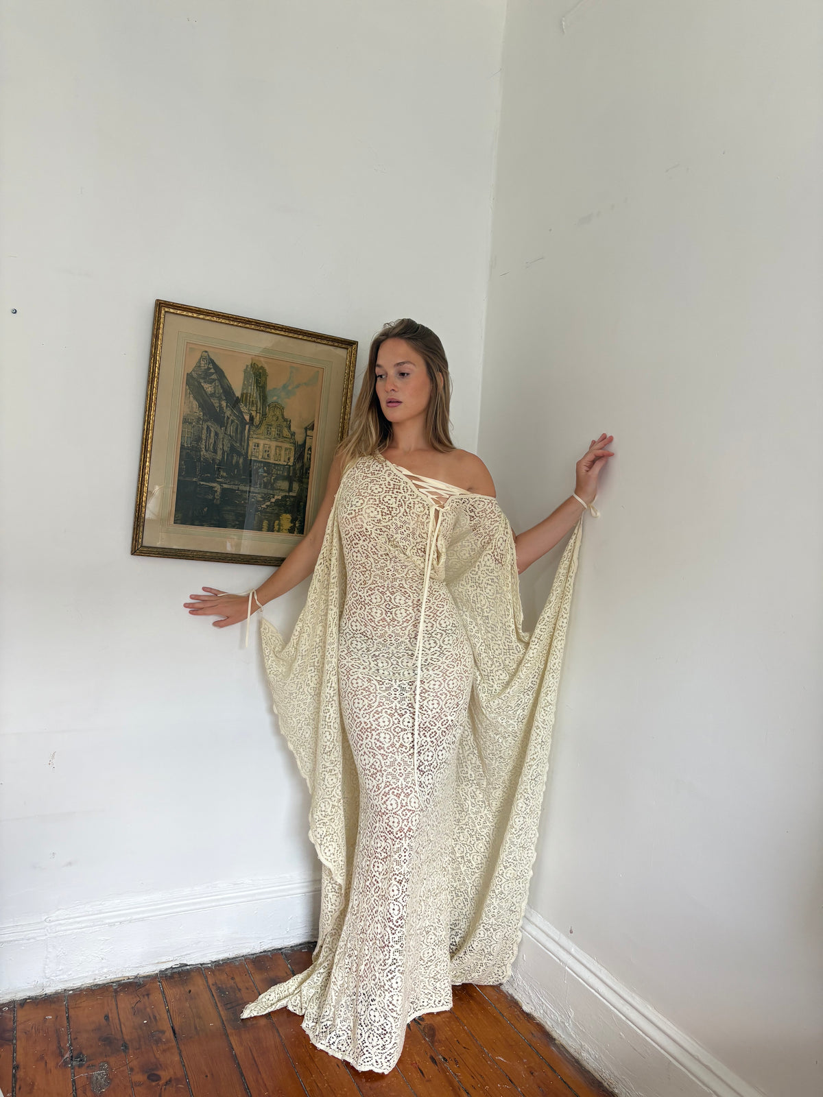 Floor Length Lace Dress
